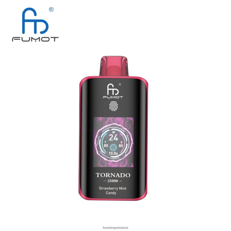 Fumot Tornado 25000 Disposable Vape Strawberry Mint Candy - FZ4TN15 Fumot Vape Online Shop